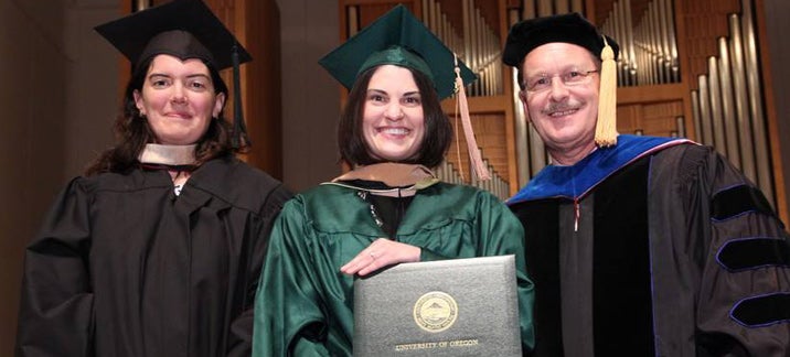 MBA Commencement MBA student receives her diploma in 2013