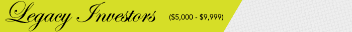 Legacy Investors ($5,000 - $9,999)