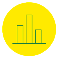 Icon of a bar chart