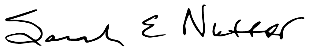 Sarah Nutter Sarah Nutter signature