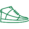 Icon of a hightop shoe.