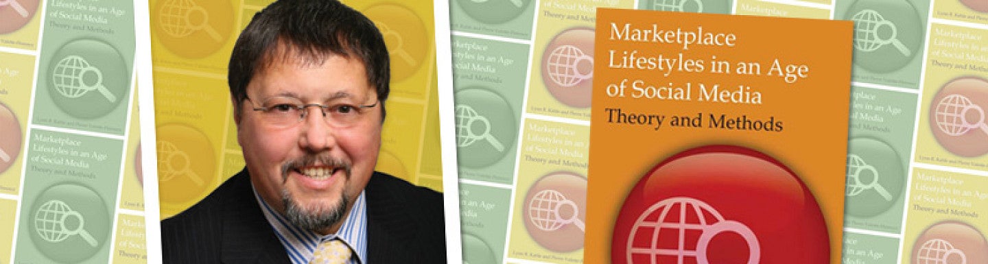 Lynne Kahle portrait next to a the cover of his book