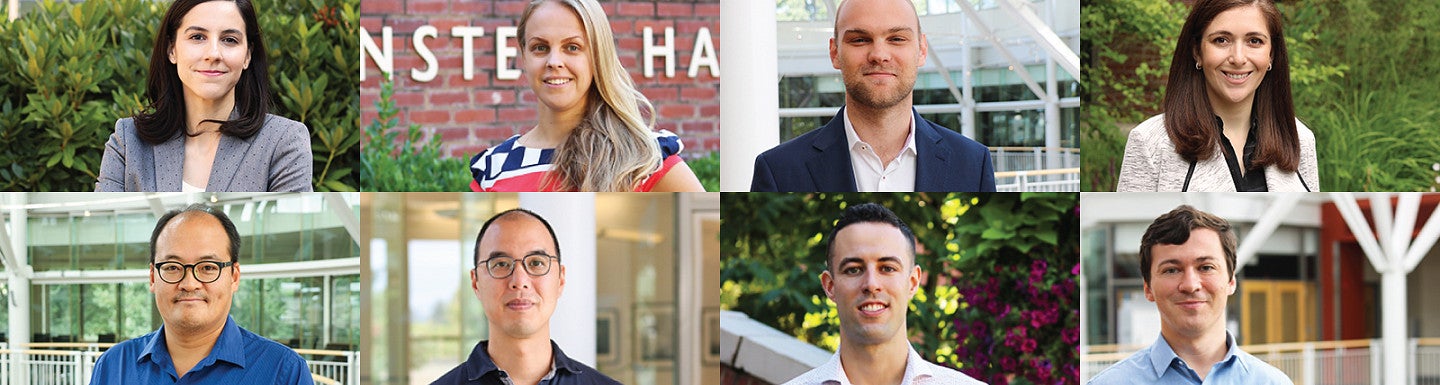 A grid of new faculty members' profile photos