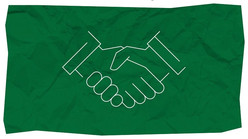 Icon of a handshake