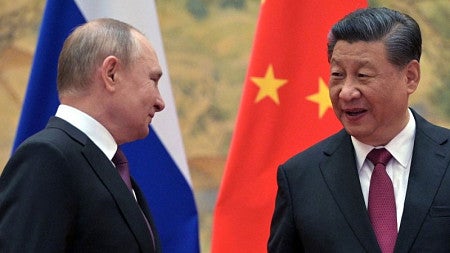 Putin and Jinping meet to discuss issues in the lead up to the Winter Olympics in Beijing