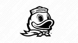 Black and white illustration of the Duck