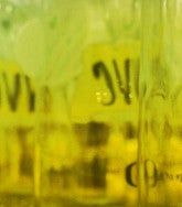 Close-up shot of NVC swag bottles