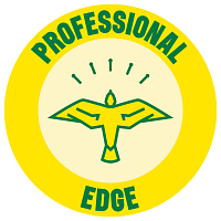 Professional Edge logo stamp