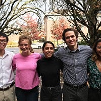 Oregon Consulting Group members work on a UO Housing project